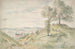 Figures sur une colline regardant un château - Cercle de Gillis Neyts — widok dzieła