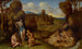 Alegoria - Krąg Giorgione — widok dzieła