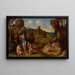 Alegoria - Krąg Giorgione — oprawiony obraz na ścianie