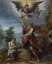 Abraham i Izaak - Krąg Giuseppe Cesari — widok dzieła