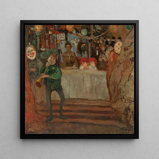 Cirque devant le petit théâtre - Witold Wojtkiewicz
