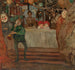 Cyrk przed małym teatrem - Witold Wojtkiewicz — widok dzieła