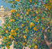 Reprodukcja obrazu Drzewa cytrynowe w La Mortola - Theo van Rysselberghe