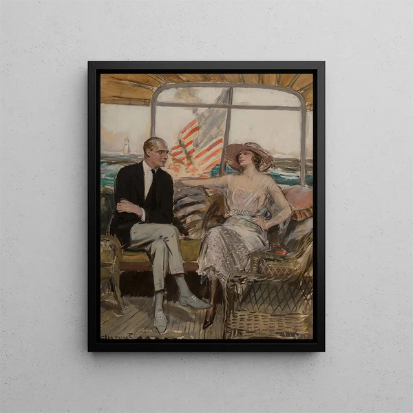 La Croisière - Clarence F. Underwood — oprawiony obraz na ścianie