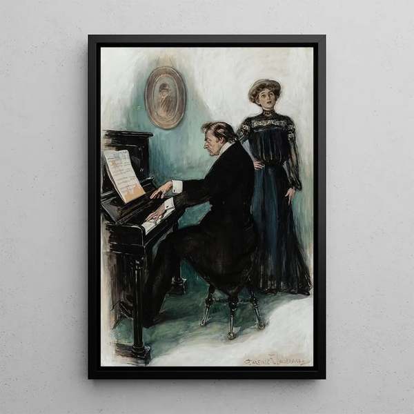 Le solo - Clarence F. Underwood — oprawiony obraz na ścianie