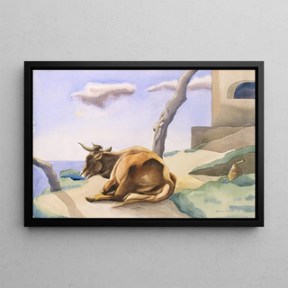 Clarence Holbrook Carter - The Patient Cow.webp