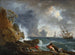 Un port italien par temps orageux - Claude-Joseph Vernet — widok dzieła