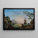 Port rybacki o świcie - Claude-Joseph Vernet — oprawiony obraz na ścianie