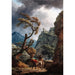 Reprodukcja obrazu Żołnierze w górskiej wąwozie podczas burzy - Claude-Joseph Vernet