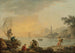 Wschód słońca z rybakami - Claude-Joseph Vernet — widok dzieła