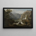 Wodospady w Tivoli - Claude-Joseph Vernet — oprawiony obraz na ścianie