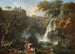Wodospady w Tivoli z willą Mecenasa - Claude-Joseph Vernet — widok dzieła