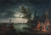 Les Quatre moments de la journée, Nuit - Claude-Joseph Vernet — widok dzieła
