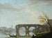 Widok na Ponte Rotto w Rzymie - Claude-Joseph Vernet — widok dzieła