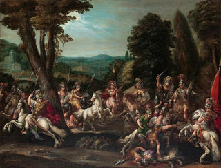 Triumf Amazonek - Claude Druet — widok dzieła