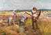 Żniwa pszenicy - Claude Firmin — widok dzieła