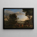L'adoration du veau d'or - Claude Lorrain — oprawiony obraz na ścianie