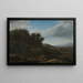 pejzaż włoski - Claude Lorrain — oprawiony obraz na ścianie
