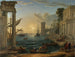 L'Embarquement de la Reine de Saba - Claude Lorrain — widok dzieła