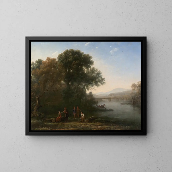Le Ford - Claude Lorrain — oprawiony obraz na ścianie
