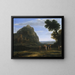 Widok na Delphes z procesją - Claude Lorrain — oprawiony obraz na ścianie