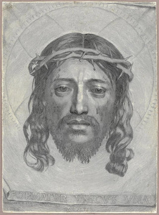 Le Suaire de Sainte Véronique - Claude Mellan — widok dzieła
