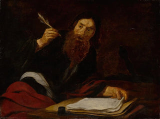 Claude Vignon - St Paul writing at his desk.webp