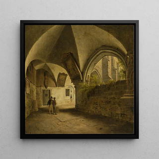 Cloître de la cathédrale de Halberstadt - Carl Georg Adolph Hasenpflug