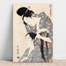 Reprodukcja obrazu Coiffeuse - Kitagawa Utamaro
