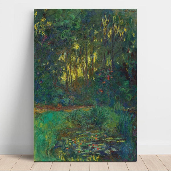 Reprodukcja obrazu Zaułek w basenie z nenufarami - Claude Monet