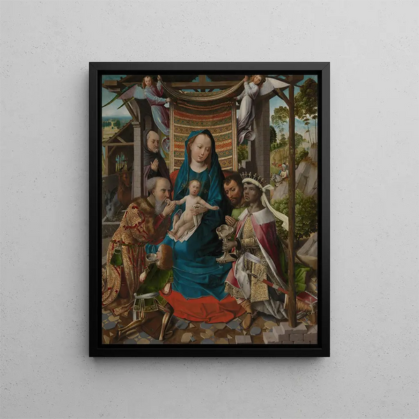 L'Adoration des Mages - Colijn de Coter — oprawiony obraz na ścianie