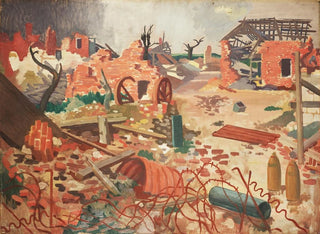 Colin Gill - This village changed hands five times during the war.webp