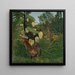 Walka między tygrysem a bawołem - Henri Rousseau — oprawiony obraz na ścianie