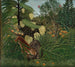 Walka między tygrysem a bawołem - Henri Rousseau — widok dzieła