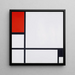 Reprodukcja obrazu Kompozycja nr I z czerwienią i czernią - Piet Mondrian