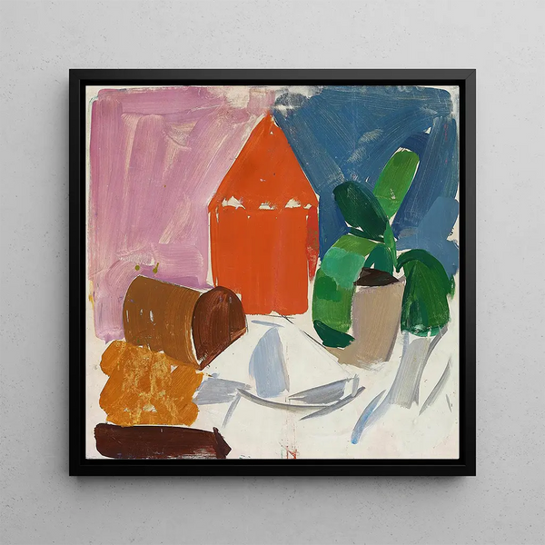 Composition avec plante en pot - Edvard Weie