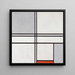 Reprodukcja obrazu Kompozycja nr 1 Szaro-Czerwony - Piet Mondrian