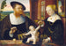 Podwójny portret Justyniana von Holzhausen i jego żony Annę z domu Fürstenberg - Conrad Faber von Kreuznach — widok dzieła