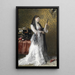 Dama w boudoirze - Conrad Kiesel — oprawiony obraz na ścianie