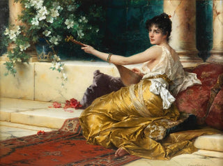 Le joueur de mandoline - Conrad Kiesel — widok dzieła