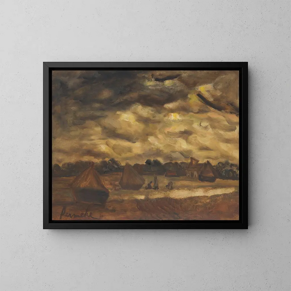 Les acariens - Constant Permeke — oprawiony obraz na ścianie
