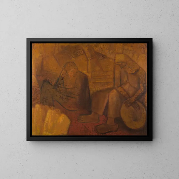 Les cueilleurs de coques - Constant Permeke — oprawiony obraz na ścianie