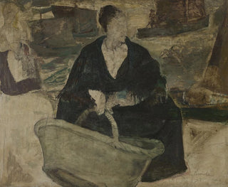 La femme du pêcheur - Constant Permeke — widok dzieła