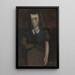 Simonne - Constant Permeke — oprawiony obraz na ścianie