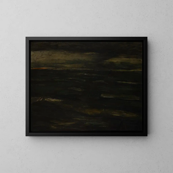 Morski Obraz w Ciemnych Tonach - Constant Permeke — oprawiony obraz na ścianie