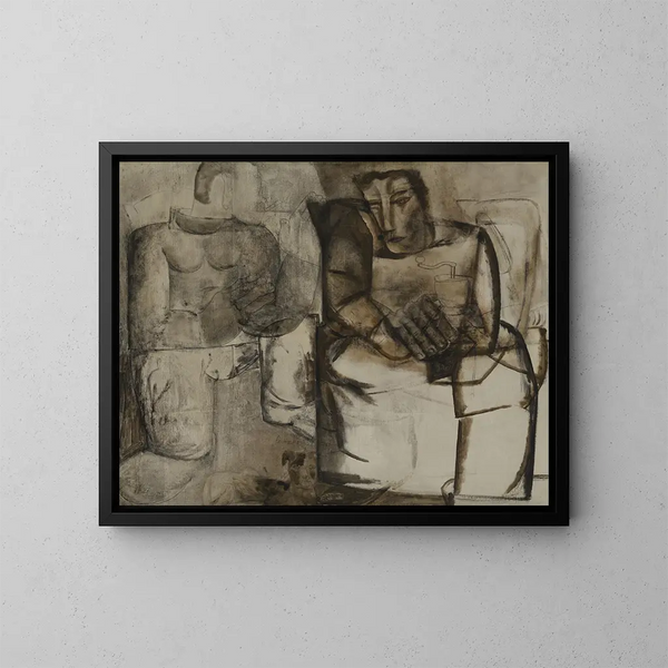 Vêpres - Constant Permeke — oprawiony obraz na ścianie