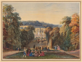 W parku Saint-Cloud - Constant Troyon — widok dzieła