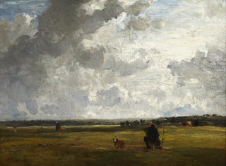Constant Troyon - Landscape with Painter at Easel.webp
