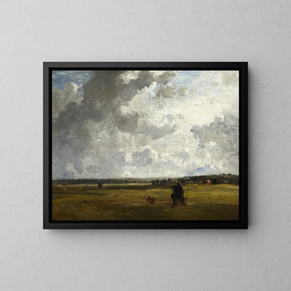 Constant Troyon - Landscape with Painter at Easel.webp