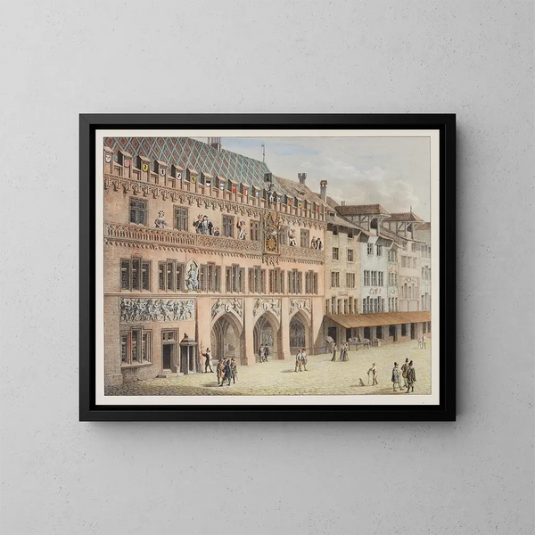 La Maison de ville de Bâle - Constantin Guise — oprawiony obraz na ścianie